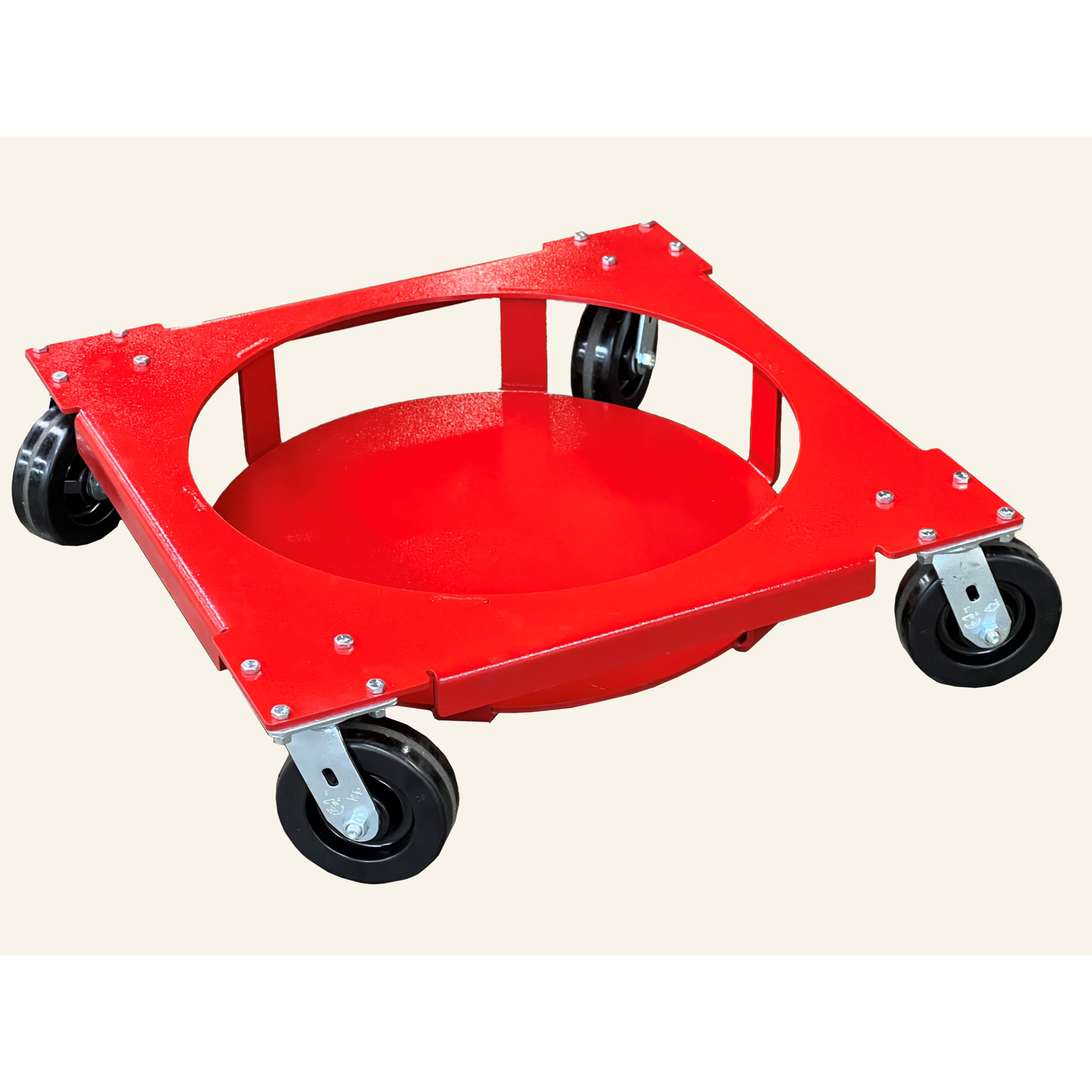 Merrick Industrial Tank Dolly Kit - 2000-Lb. Capacity, 55-Gallon Drum, 6in. Swivel Casters, Model# M998089